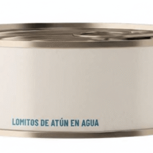 Skipjack chunks in water